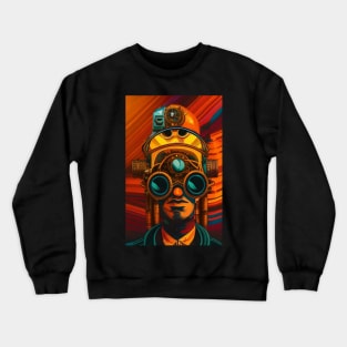 Pop Art Steampunk Crewneck Sweatshirt